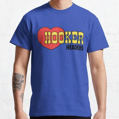 #ad SALE Hooker Headers Retro Vintage Unisex Logo T Shirt Size S 5XL $23.99