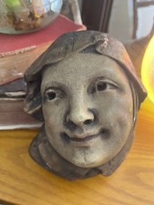 Vintage Gargoyle Studio Sculpture Brooklyn NY Studios Wall Pocket Match Holder