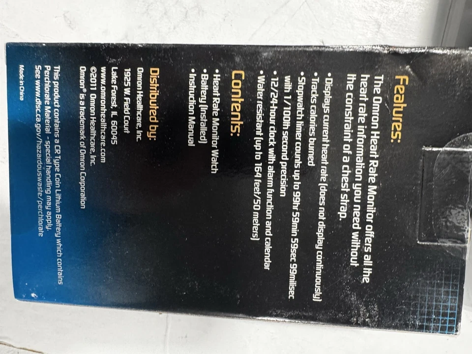 Lote De 5 Omron Monitor De Ritmo Cardíaco Reloj Alarma Cronómetro Foto 4 de 4