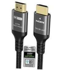 10K 8K 4K HDMI Cable 48Gbps 5 FT, Certified Ultra High Speed HDMI Cable 4K