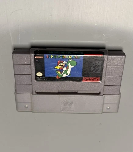 Super Mario World (Super Nintendo, 1991) SNES Includes Cover Tested and Working