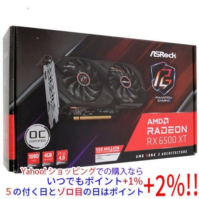 ASRock Radeon RX 6500 XT Phantom Gaming D 4GB OC PCIe GPU Used