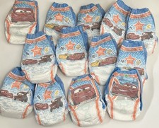 13 sample Huggies Pull-ups 2T-3T Disney Cars. Rare Theme