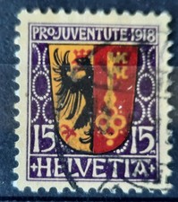 SCHWEIZ - Pro Juventute 1918 - Nr. 144 gestempelt