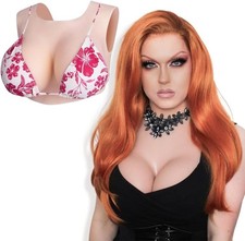YAPOKCDS Silikon Brustplatte Silikonbrustformen Silikon Br&uuml;ste Fake Boob