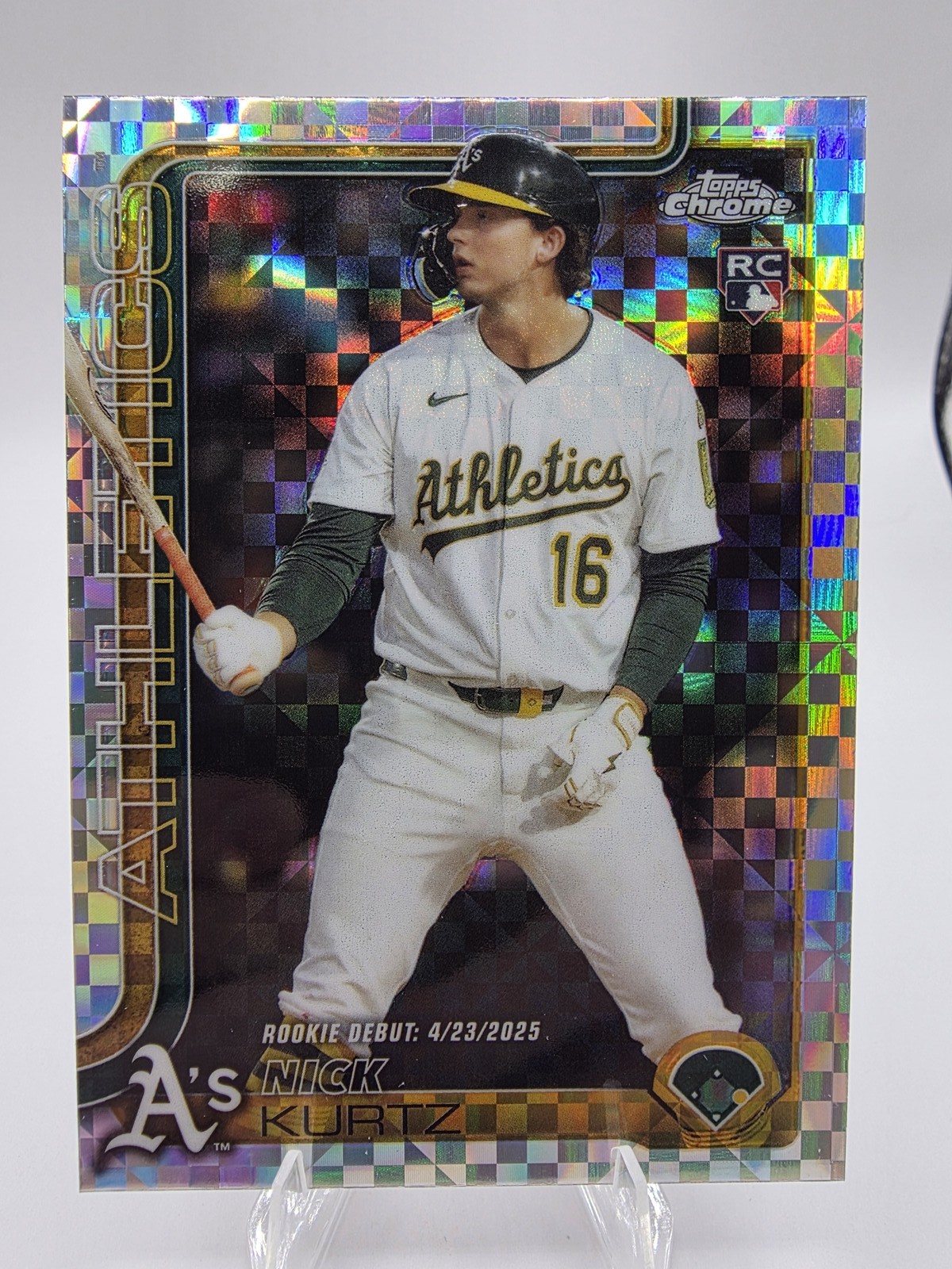 2025 Topps Update #US197 Nick Kurtz Holo Foil