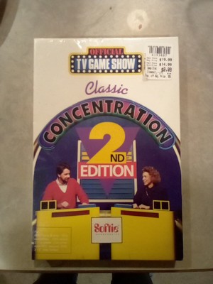Classic Concentration 2nd Edition, 3.5'' disk for IBM, Tandy, and 100% compatible