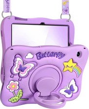 Case 11 Inch - for Girls Cute Kawaii for Samsung Galaxy Tab A9 Plus Purple