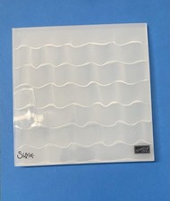 Stampin' Up RUFFLED DYNAMIC TEXTURE 3D Embossing Folder