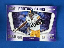 2018 Score Fantasy Stars #7 Le'Veon Bell Pittsburgh Steelers!