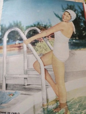 Sk295 Ephemera 1950s Film Picture Yvonne De Carlo