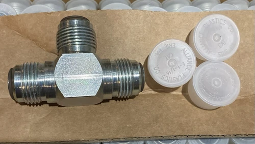 Airway JIC -12 -12 -12 Tee 37 Degree Flare Hydraulic Fitting