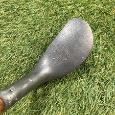 Antique MacGregor Dayton Mallet Putter Hickory Shaft RH 35" D7 1920 Stamp