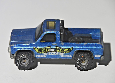 Hot Wheels Blue 1982 Eagle Chevy Pickup Truck