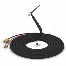Wp-20f Water-cooled Flex Head 25ft Tig Welding Torch With 45v11 Adapter