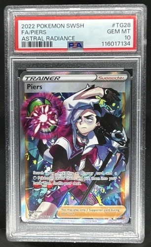 2022 Pokemon SWSH Astral Radiance Piers Trainer Gallery #TG28/TG30 PSA 10
