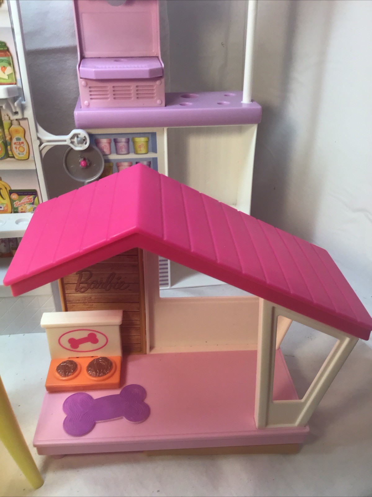 Barbie Mixed Lot of Furniture Parts House, Car, Replacement Items Lot Of 7