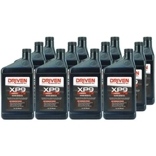 Driven Racing Oil 03207, XP9 Racing Oil, Synthetic 10W-40, Case of 12 Quarts