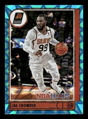 2021-22 Hoops #46 Jae Crowder Teal Explosion Phoenix Suns