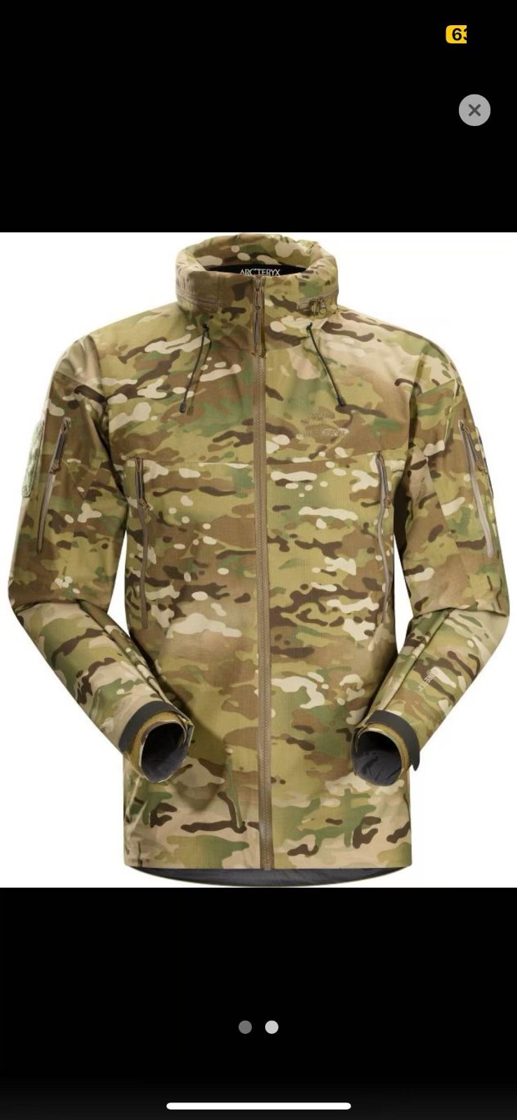 Brand New Arc'teryx Leaf/Pro Alpha Gore-Tex Jacket Gen 2.1, Multicam, Small