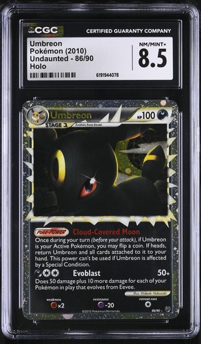 Umbreon graded CGC 8.5 for sale on eBay