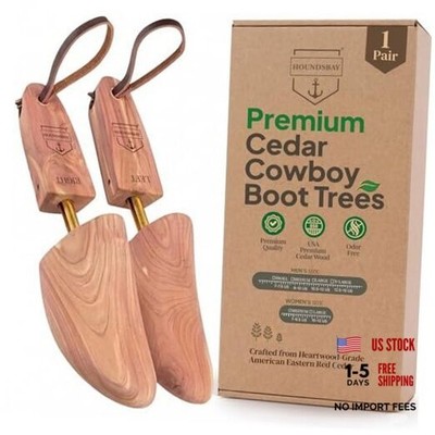 Cowboy Boot Trees, Cedar Western Boot Tree for Men & Women, Shoe Tree for