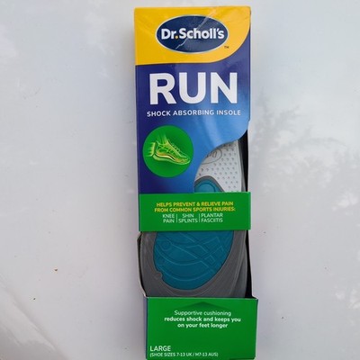 Dr. Scholl's Run stoßdämpfende Einlegesohlen UK Größe 7-13 für Läufer Knieschmerzen