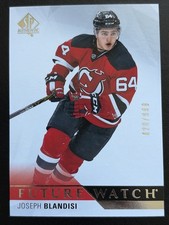 15-16 UD SP Authentic Hockey Future Watch 194 Joseph Blandisi /999