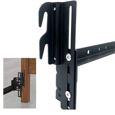 2Pcs #711 Bolt-On to Hook-On Bed Frame Conversion Brackets for Headboard or F...