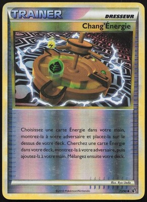 Pokemon Karte Energiewechsel 73/90 Reverse HS Unzähmbar Französisch