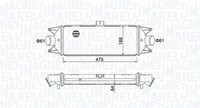 Magneti Marelli LadeluftküHler 351319204010 FüR Iveco Daily 4 3 Bus 5 26L11