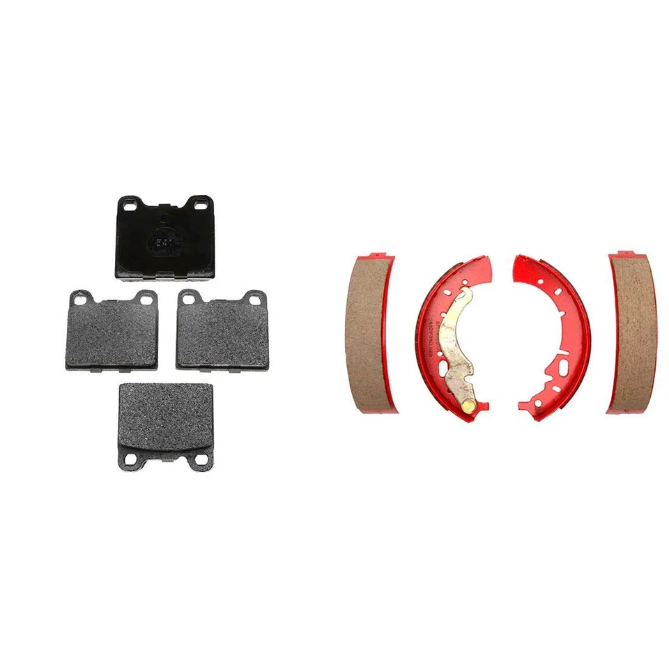 Kit pastillas de freno y zapatas de freno delanteras traseras metálicas para Audi serie 100 1973 Foto 4 de 4