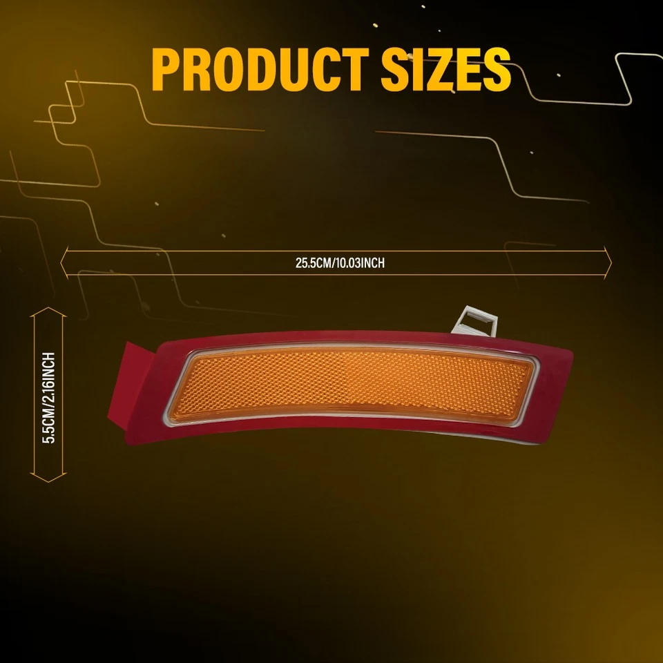 Lente ámbar parachoques delantero reflector de marcador lateral para BMW X5 E70 xDrive35i 2011-2013 Foto 4 de 4