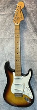 2001 Fender Classic Series 70's Reissue Stratocaster Sunburst SKB Case Mexico