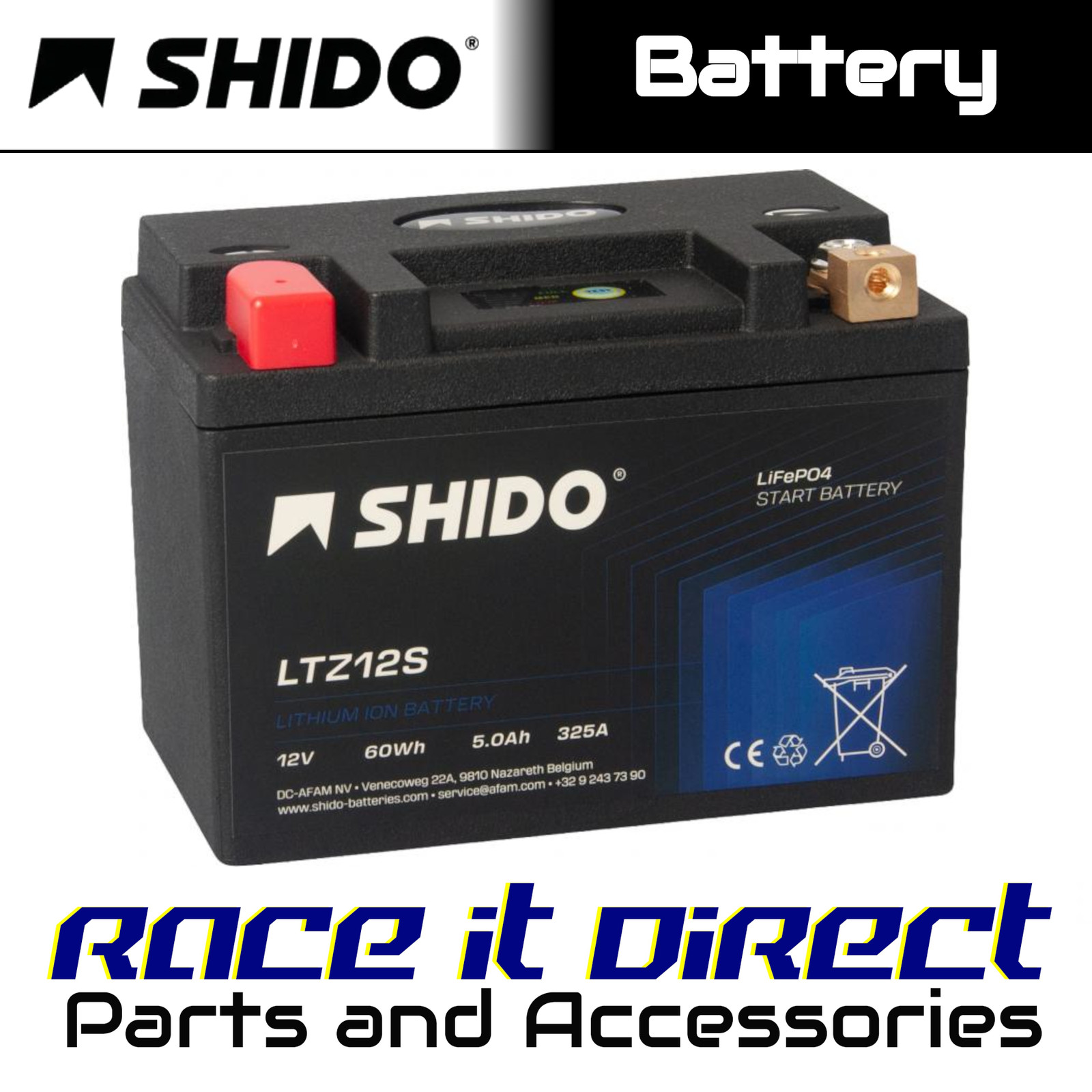 Battery for HONDA NSS 750 Forza DCT 2021-2026 SHIDO
