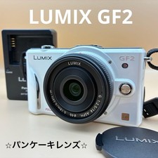 Panasonic LUMIX GF2 White Mirrorless Camera with 14mm Pancake Lens Set