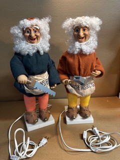 VTG Telco Motion Ette Animated Santas Helpers/Elves Missing hat ELFS Comblers