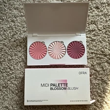 OFRA Cosmetics Midi Trio Palette Blossom Blush NEW-Open Pkg. Pink Ombre