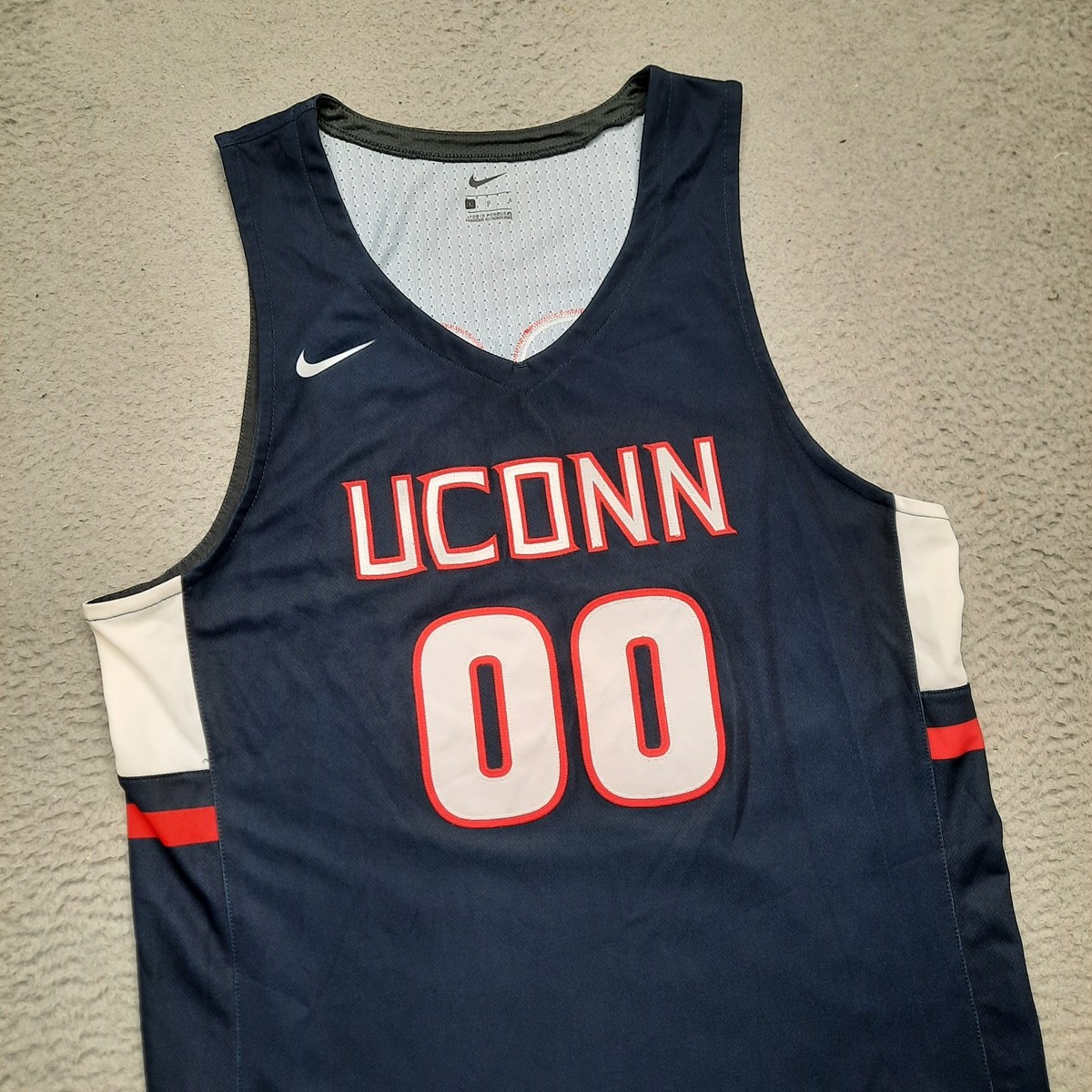 Nike Uconn Huskies Basketball Jersey Men Large Blue White Stitched Nike Uconn Huskies Basketball Jersey Men Large Blue White Stitched