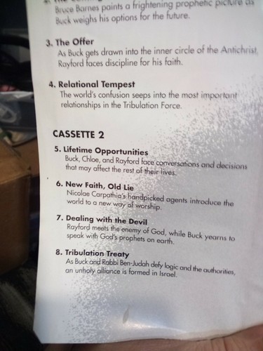 Tribulation Force 3 Left Behind Audiobook Cassettes used Tim LaHaye and Jerry J - Picture 7 of 10