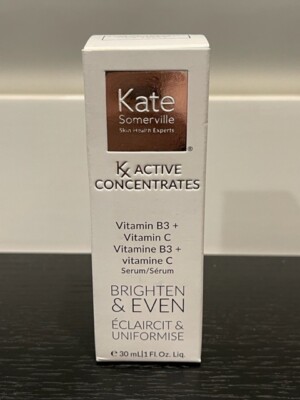 NEW SEAL--Kate Somerville ACTIVE CONCENTRATES Brighten & Even Serum (1oz)