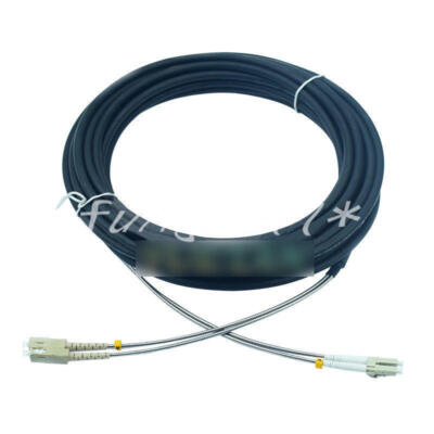 40M Outdoor Field Fiber Patch Cord  LC to SC LC-SC MM Multi-Mode Duplex Cable