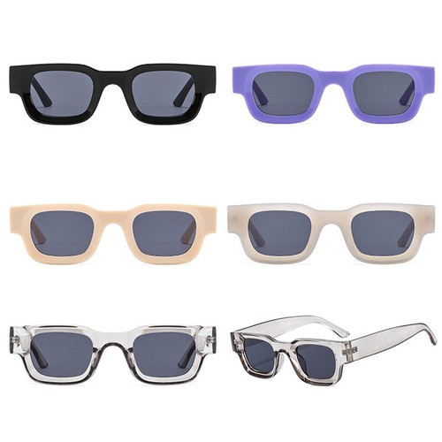 Oversized Thick Frame HIP HOP Sunglasses Y2K Mens Women Fashion Punk SUN Glasses - Picture 5 of 18