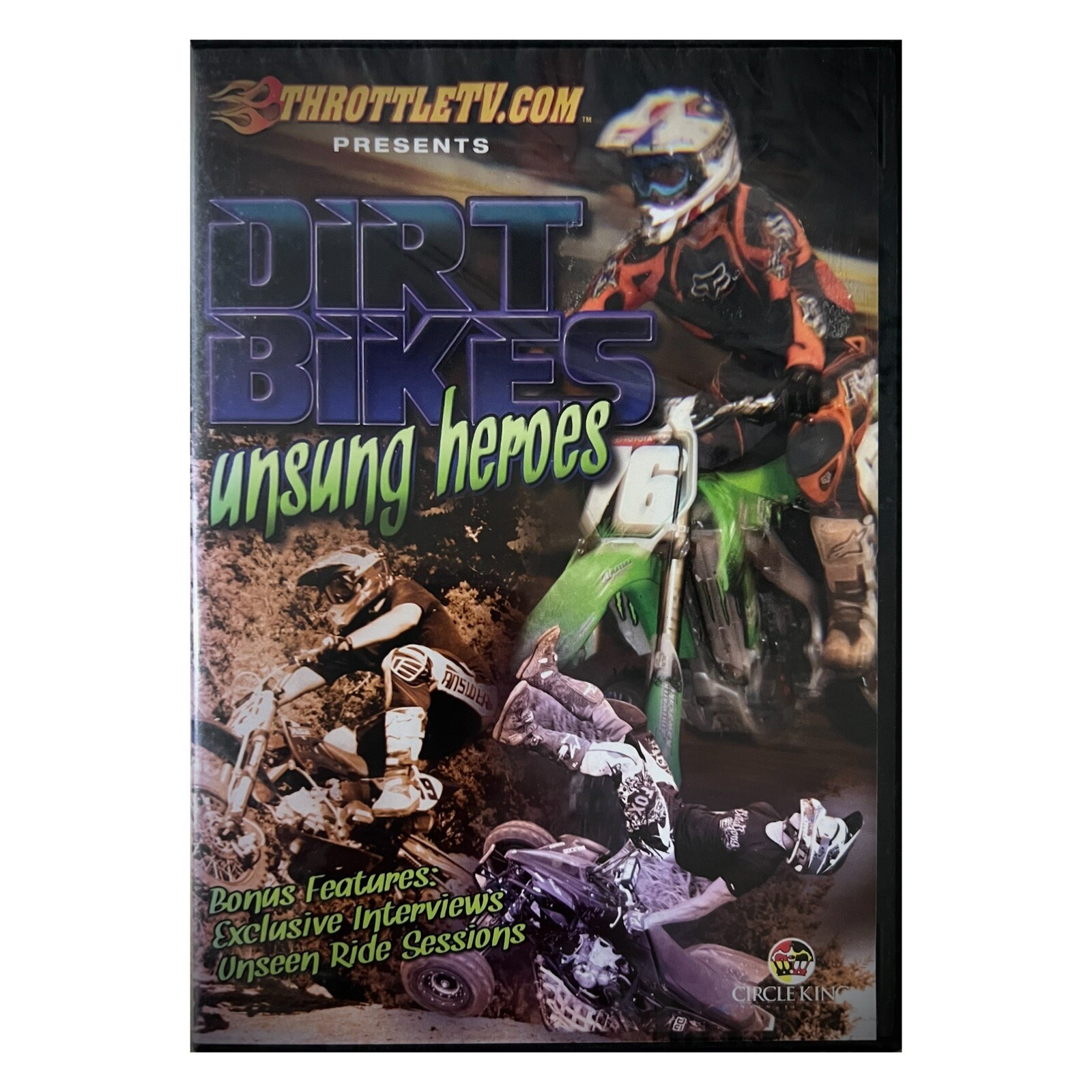 Dirt Bikes Unsung Heroes DVD 2011 ThrottleTV Presents New Sealed