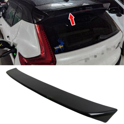 Unpainted FRP For Volvo XC40 EX40 Hatchback Rear Trunk Spoiler 2018-2024