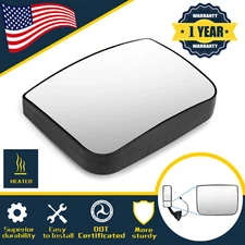 For Freightliner Cascadia Door Mirror Lower Small Glass Heated LH or RH Side 1PC