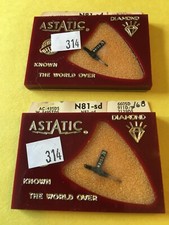 Original NOS Electro Voice Needle Stylus N81-sd fits Numerous Astatic Lot of 2