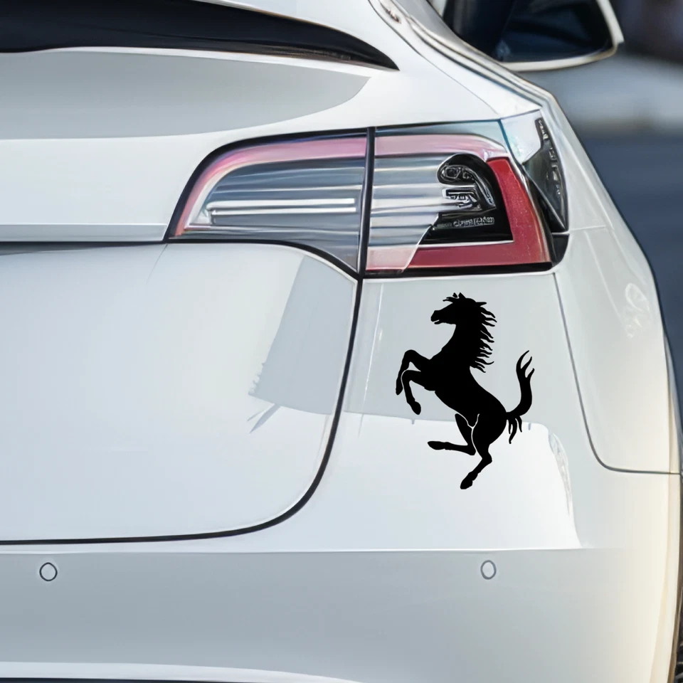Виниловая наклейка Ferrari Prancing Horse | наклейка на автомобиль и грузовик | 3 дюйма ~12 дюймов - Изображение 2 из 4
