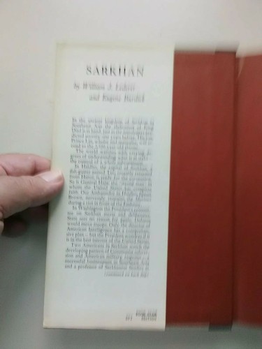 SARKHAN BY WILLIAM J. LEDERER & EUGENE BURDICK 1965 HARDCOVER - Picture 4 of 12