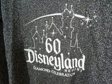 Disney Parks Disneyland 60 Diamond Celebration Hooded Fleece Jacket Woman M RARE